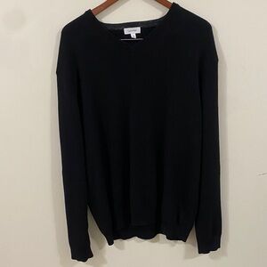 Calvin Klein Men's Black V-Neck Sweater